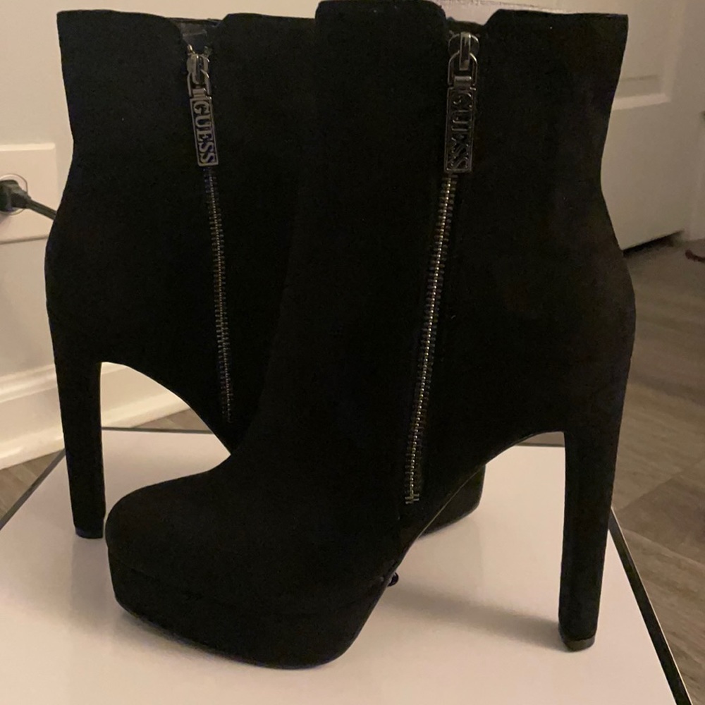Black ankle boots